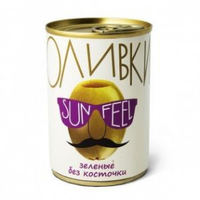 Оливки б/к SUNFEEL 300мл - фото - 1