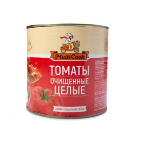 Томаты очищ. целые Multicook ж/б 2,5 кг - фото - 1