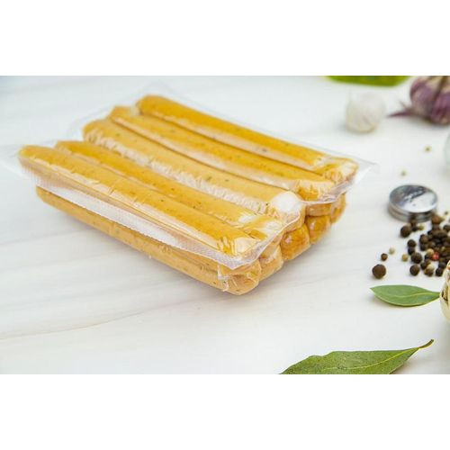 Сосиски куриные вареные 75 г/ 175 мм/ ᴓ 24 мм, Сочные, 12 шт/кор, в/у - фото - 1