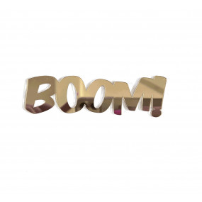 Топпер "Boom" золото - фото - 1