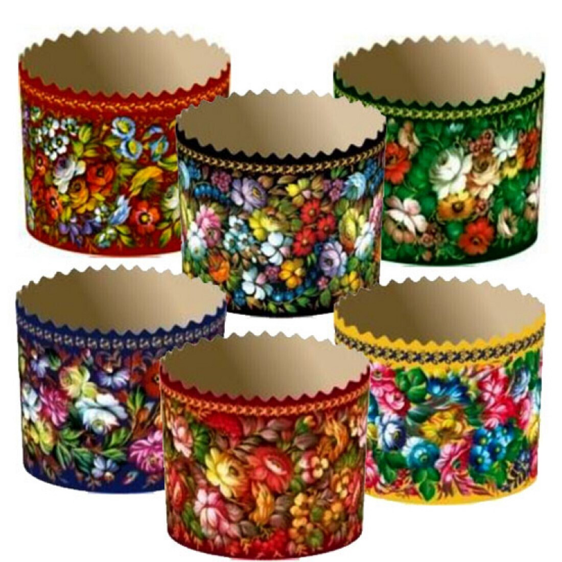 Форма для кулича жостово 13,4*10 см - фото - 1