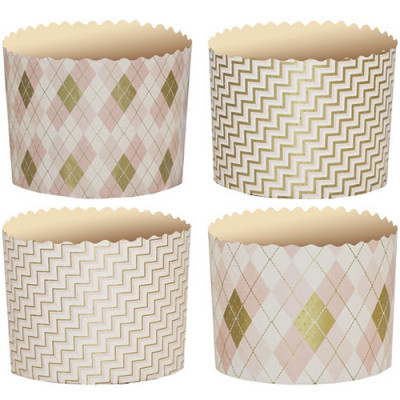 Форма для кулича ромбики 11*8,5 см - фото - 1