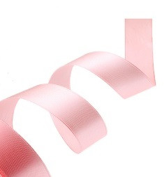 Лента атласная 2,5 см розовая 089 (22 метра) - фото - 1