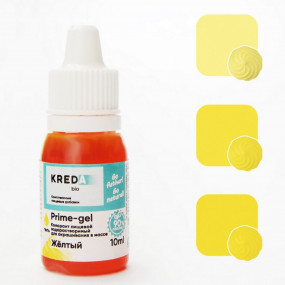 Prime-gel 04 желтый, краситель водорастворимый 10мл - фото - 1