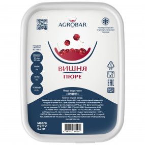 Пюре Агробар Вишня 0,25 кг - фото - 1