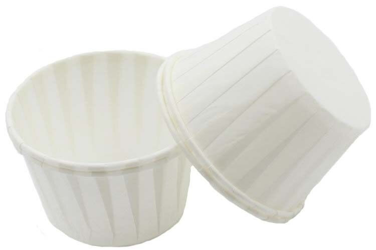 Форма для маффина усиленная белая без ламинации 50*40 100 шт - фото - 1