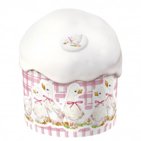 Форма для кулича утята 11*8,5 см - фото - 1