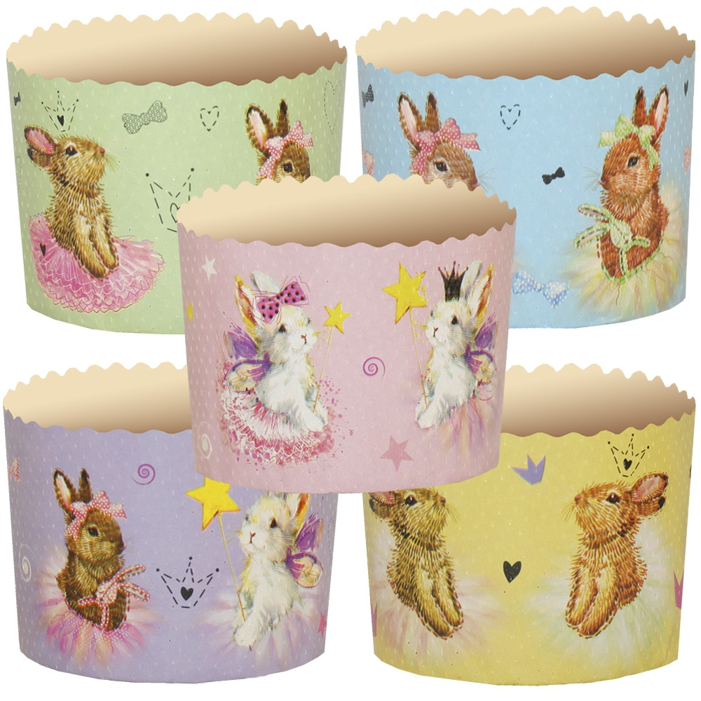 Форма для кулича зверята 11*8,5 см - фото - 1