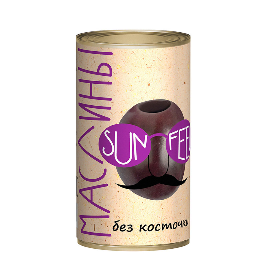 Маслины б/к SUNFEEL 300 мл - фото - 1