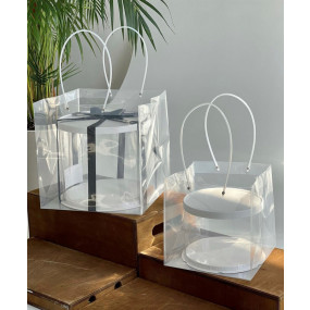 Пакет ПЭТ прозрачный 33*33*33 см - 1 Пакет ПЭТ прозрачный 33*33*33 см - фото - 1