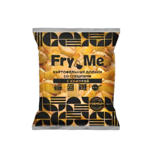 Картофель дольки с кожурой со специями Fry Me 2,5кг - фото - 1