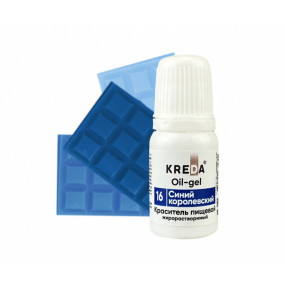 Oil-gel 16 синий королевский, краситель жирорастворимый 10мл - фото - 1