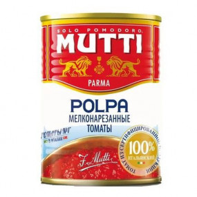 Томаты мелконарезанные "Мутти" ж/б 2,5 кг - фото - 1