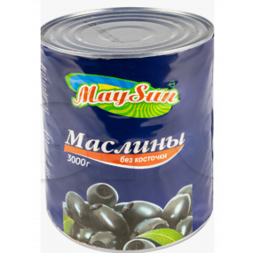 Маслины б/к MAYSUN 3 кг - фото - 1