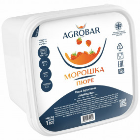 Пюре Агробар Морошка 1 кг - фото - 1
