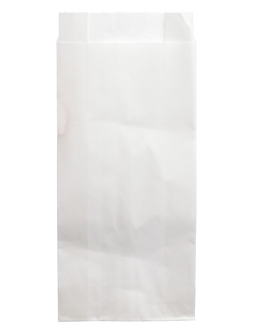 Пакет плоское дно белый 10*6*30 - фото - 1
