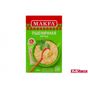 Крупа пшеничная Макфа 400 гр - фото - 1