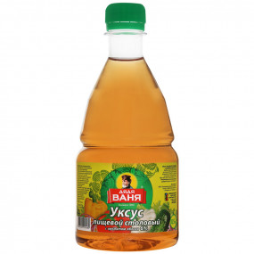 Уксус яблочный Дядя Ваня пл/б 0,5 кг - фото - 1