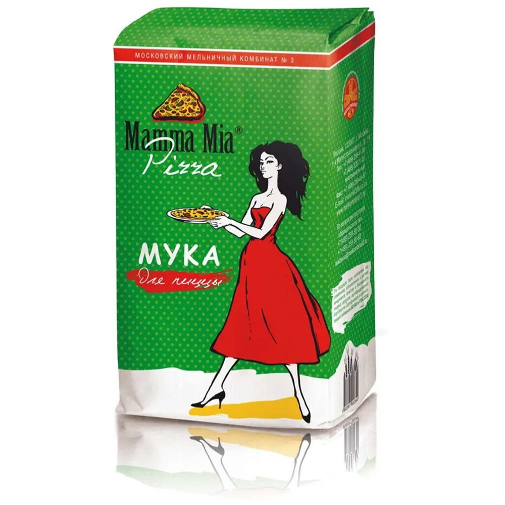 Мука для пиццы в/с Mamma Mia 10 кг - фото - 1