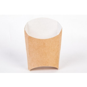 Коробка д/картофеля фри 135 гр L "крафт" (700 шт/кор.) - фото - 1