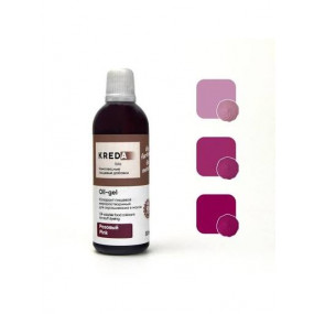 Oil-gel 01 розовый, краситель жирорастворимый 80мл - фото - 1